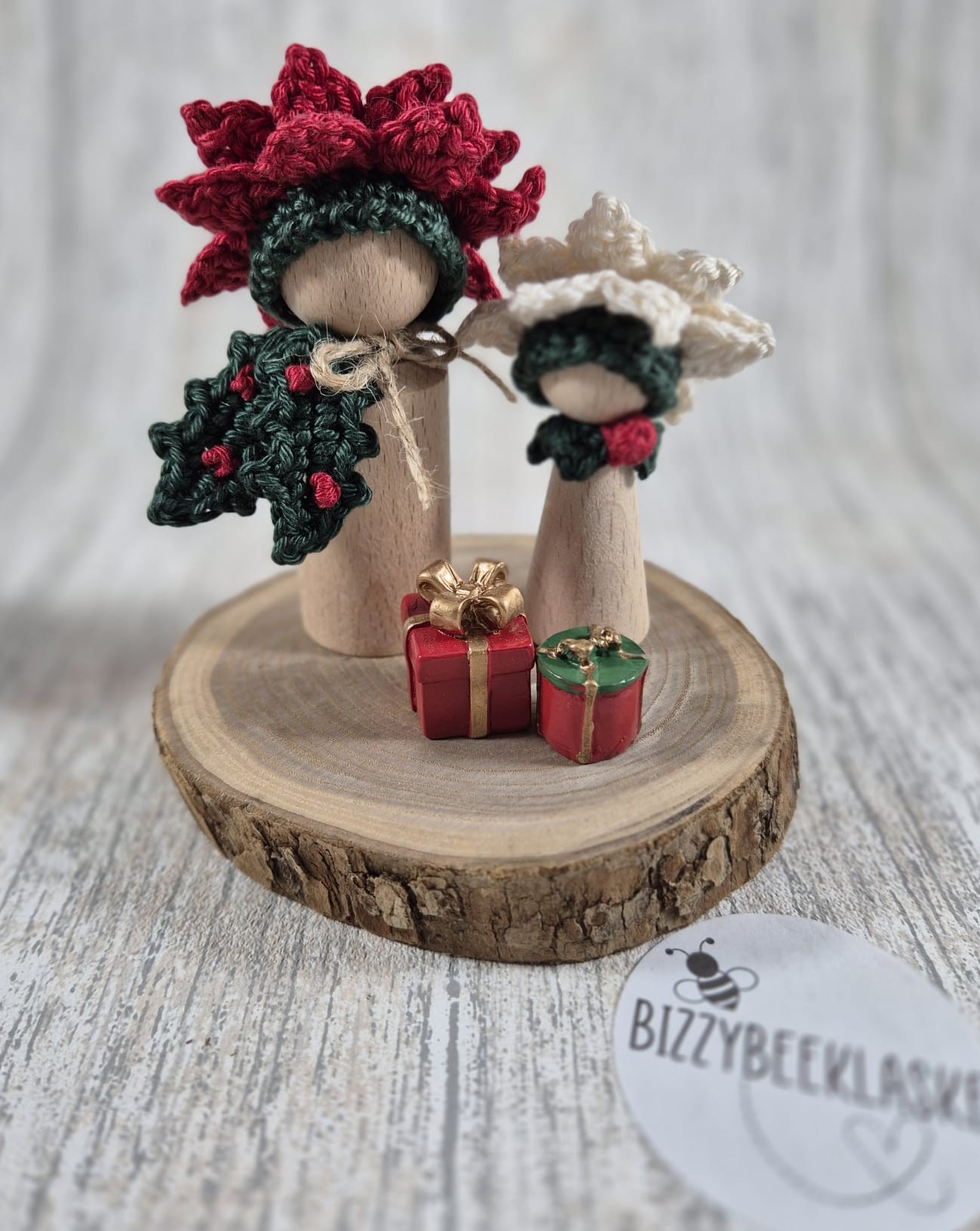 Kegelpoppetje Kerstroos